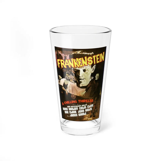 FRANKENSTEIN (5) 1931 Movie Poster - Pint Glass 16oz-16oz-Go Mug Yourself