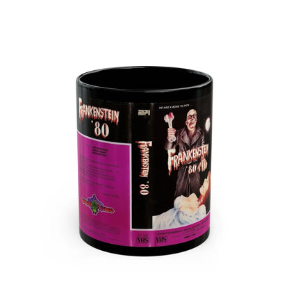 FRANKENSTEIN 80 (VHS COVER) - Black Coffee Mug-11oz-Go Mug Yourself