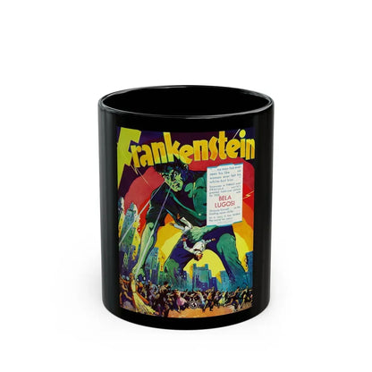 FRANKENSTEIN (ADVANCE) Movie Poster - Black Coffee Mug 11oz - Go Mug Yourself