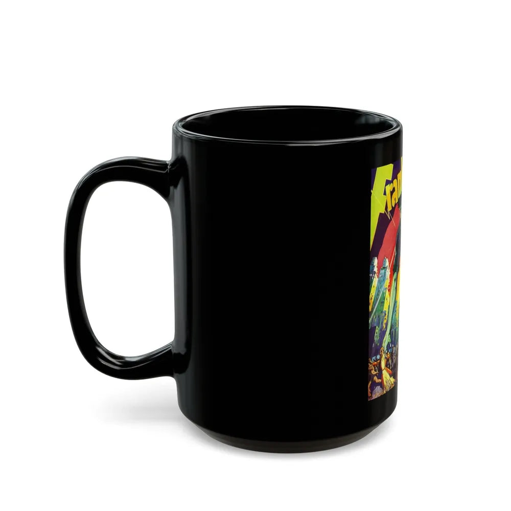 FRANKENSTEIN (ADVANCE) Movie Poster - Black Coffee Mug-Go Mug Yourself