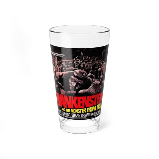 FRANKENSTEIN AND THE MONSTER FROM HELL 1974 Movie Poster - Pint Glass 16oz-16oz-Go Mug Yourself