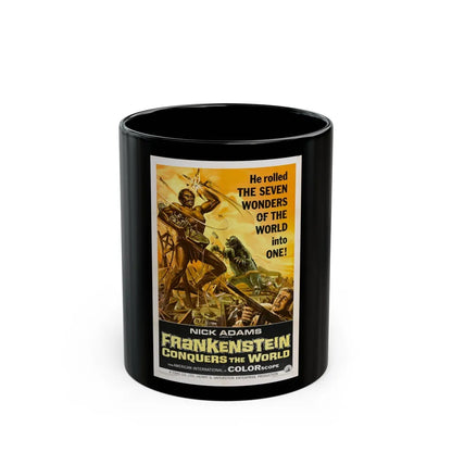 FRANKENSTEIN CONQUERS THE WORLD 1966 Movie Poster - Black Coffee Mug-11oz-Go Mug Yourself