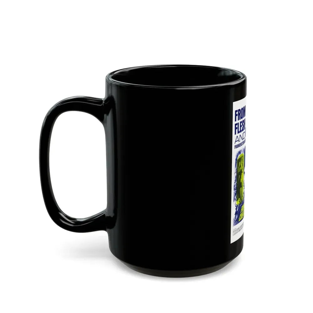FRANKENSTEIN CREATED WOMAN 1967 Movie Poster - Black Coffee Mug - Go Mug Yourself
