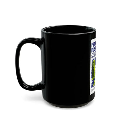 FRANKENSTEIN CREATED WOMAN 1967 Movie Poster - Black Coffee Mug - Go Mug Yourself