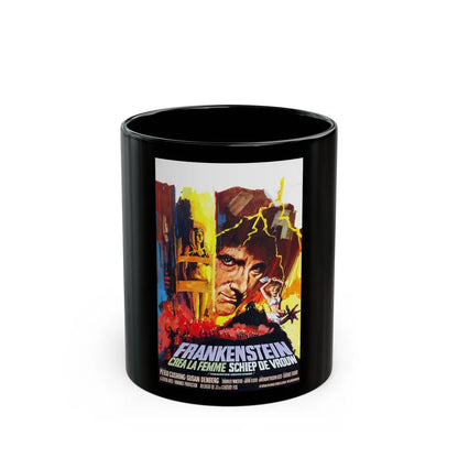 FRANKENSTEIN CREATED WOMAN (BELGIAN) 1967 Movie Poster - Black Coffee Mug-11oz-Go Mug Yourself