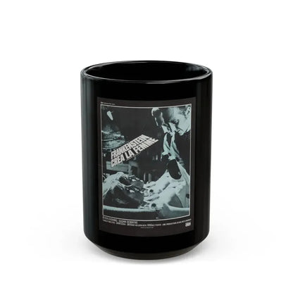 FRANKENSTEIN CREATED WOMAN (FRENCH) 2 1967 Movie Poster - Black Coffee Mug 15oz - Go Mug Yourself
