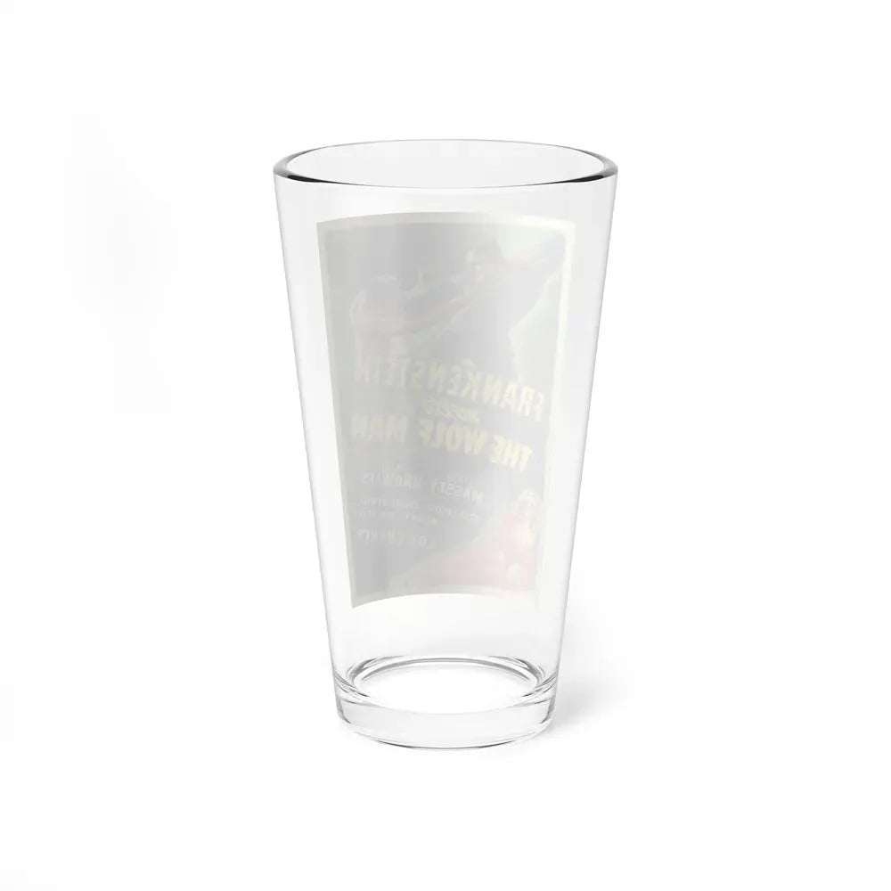 FRANKENSTEIN MEETS THE WOLF MAN 1943 Movie Poster - Pint Glass 16oz - Go Mug Yourself