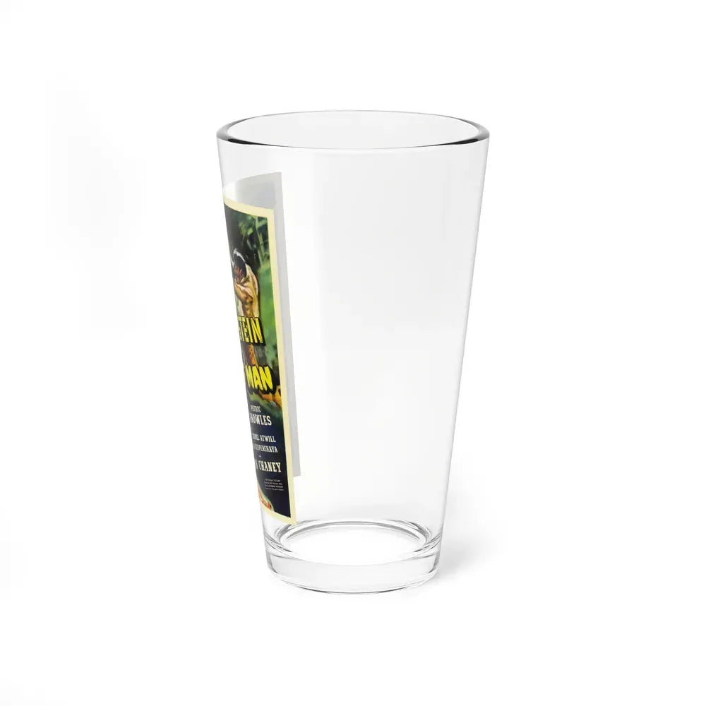 FRANKENSTEIN MEETS THE WOLF MAN 1943 Movie Poster - Pint Glass 16oz - Go Mug Yourself