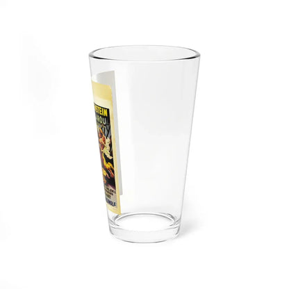 FRANKENSTEIN MEETS THE WOLF MAN (BELGIAN) 1943 Movie Poster - Pint Glass 16oz - Go Mug Yourself
