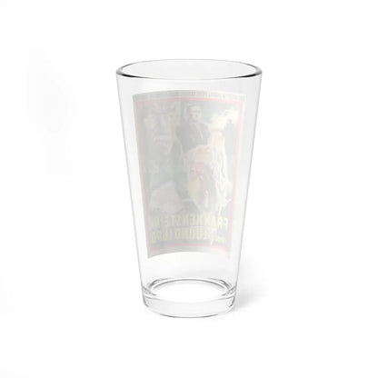 FRANKENSTEIN MEETS THE WOLF MAN (ITALIAN) 1943 Movie Poster - Pint Glass 16oz - Go Mug Yourself