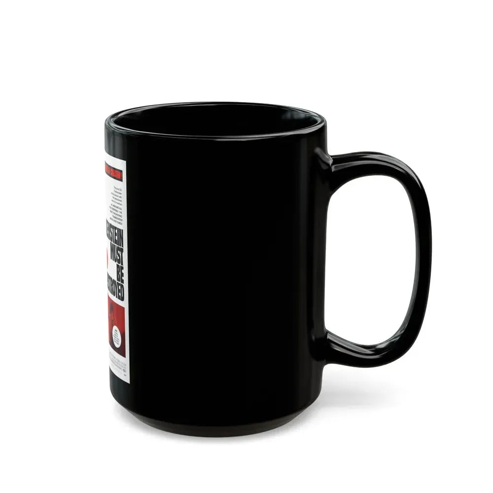 FRANKENSTEIN MUST BE DESTROYED 1969 Movie Poster - Black Coffee Mug - Go Mug Yourself