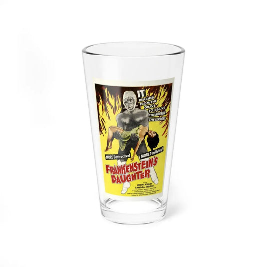 FRANKENSTEIN'S DAUGHTER 1958 Movie Poster - Pint Glass 16oz 16oz - Go Mug Yourself