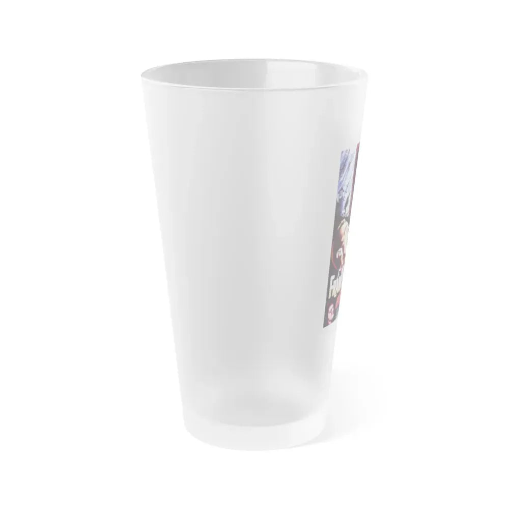 FRANKENSTEIN, THE VAMPIRE AND CO 1962 Movie Poster - Frosted Pint Glass 16oz - Go Mug Yourself