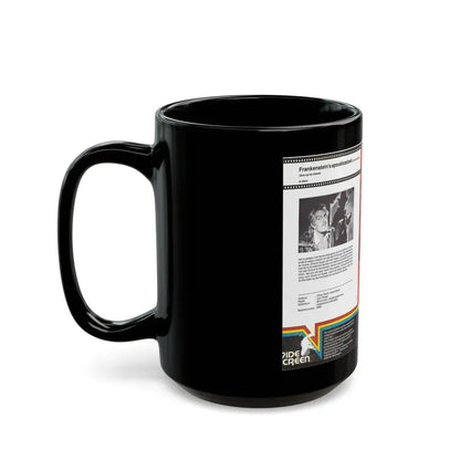 FRANKENSTEINS SPOOKKASTEEL VIDEO SCREEN (VHS COVER) - Black Coffee Mug - Go Mug Yourself