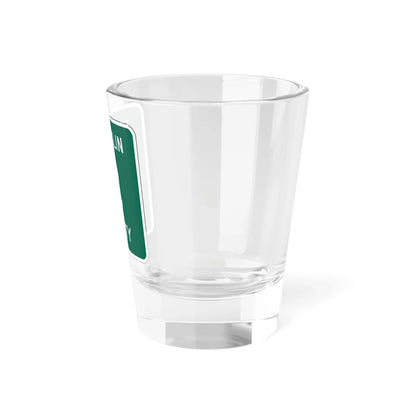 Franklin County 2 NY (New York) (Road Sign) Shot Glass 1.5oz - Go Mug Yourself