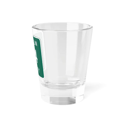 Franklin County 34 NY (New York) (Road Sign) Shot Glass 1.5oz - Go Mug Yourself