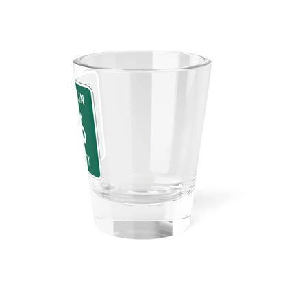 Franklin County 46 NY (New York) (Road Sign) Shot Glass 1.5oz - Go Mug Yourself