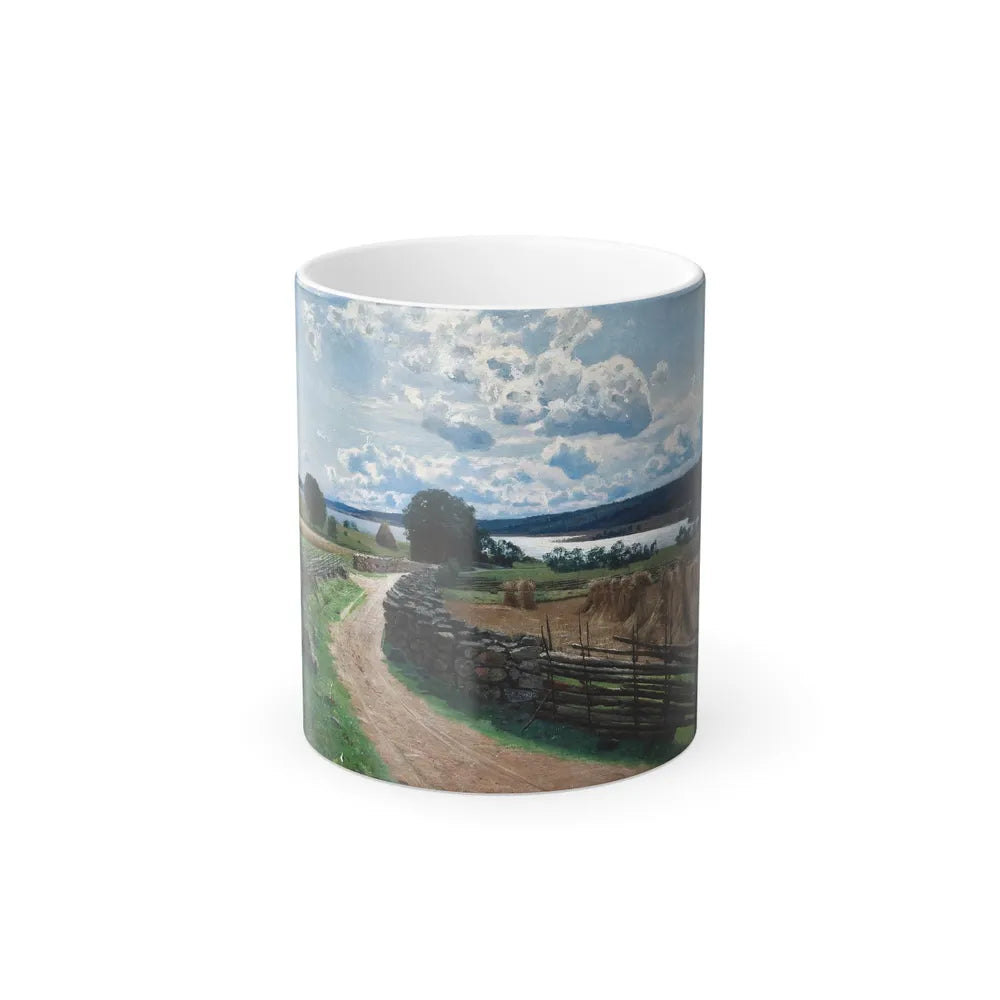 Frans Johan Tiger (1849-1919) Sommardag - Oil on Canvas 1919 - Color Changing Mug 11oz-11oz-Go Mug Yourself