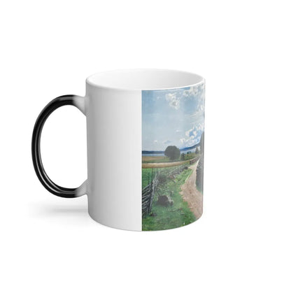 Frans Johan Tiger (1849-1919) Sommardag - Oil on Canvas 1919 - Color Changing Mug 11oz-Go Mug Yourself