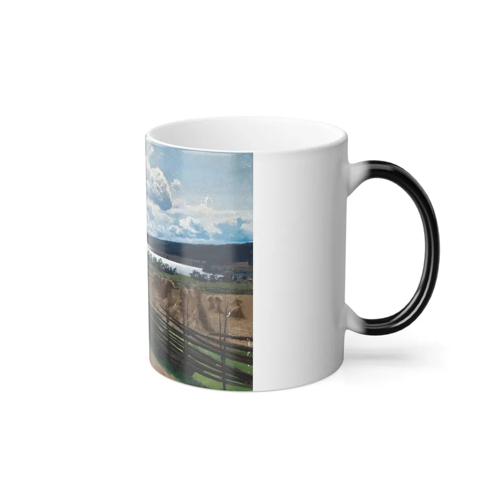 Frans Johan Tiger (1849-1919) Sommardag - Oil on Canvas 1919 - Color Changing Mug 11oz-Go Mug Yourself