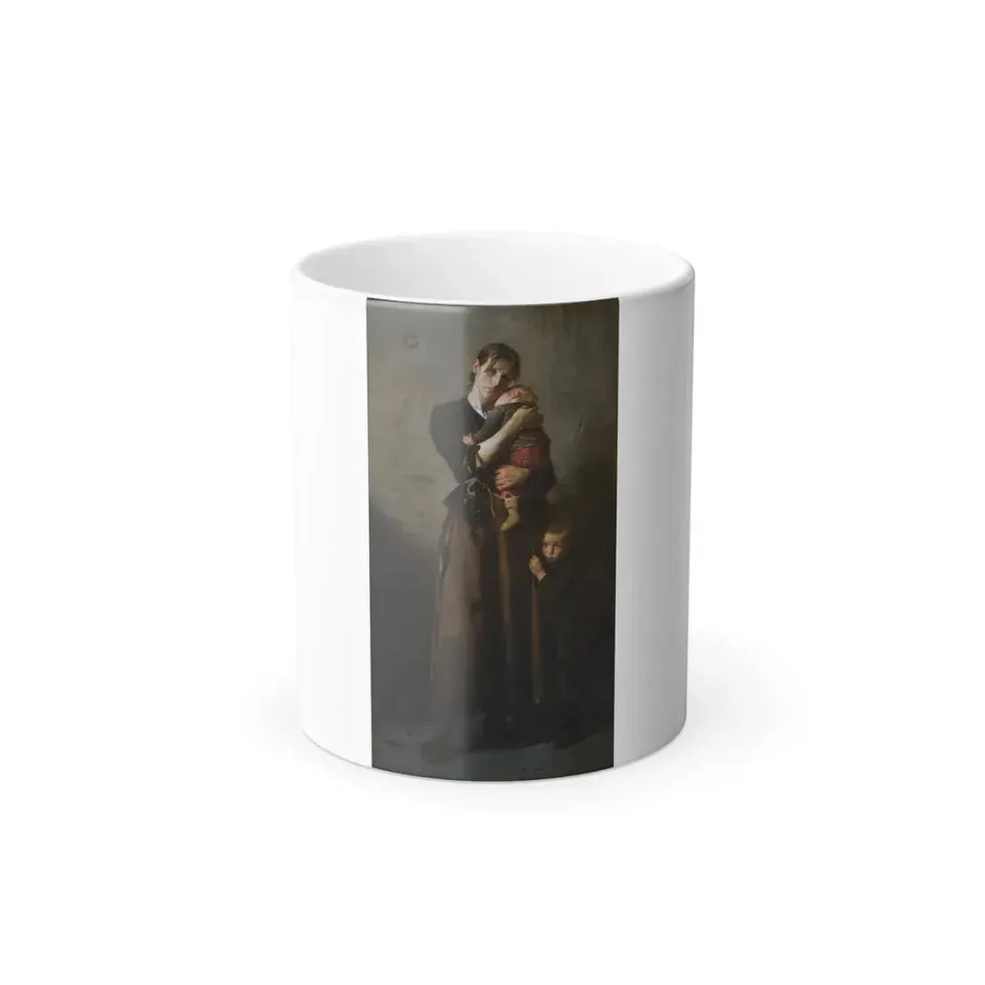 Frants Henningsen (1850-1908) Abandoned - oil on canvas 1888 - Color Changing Mug 11oz 11oz - Go Mug Yourself