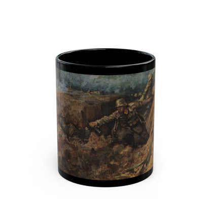 Franz Eichhorst (1885-1948) German defensive trench - Black Coffee Mug-11oz-Go Mug Yourself