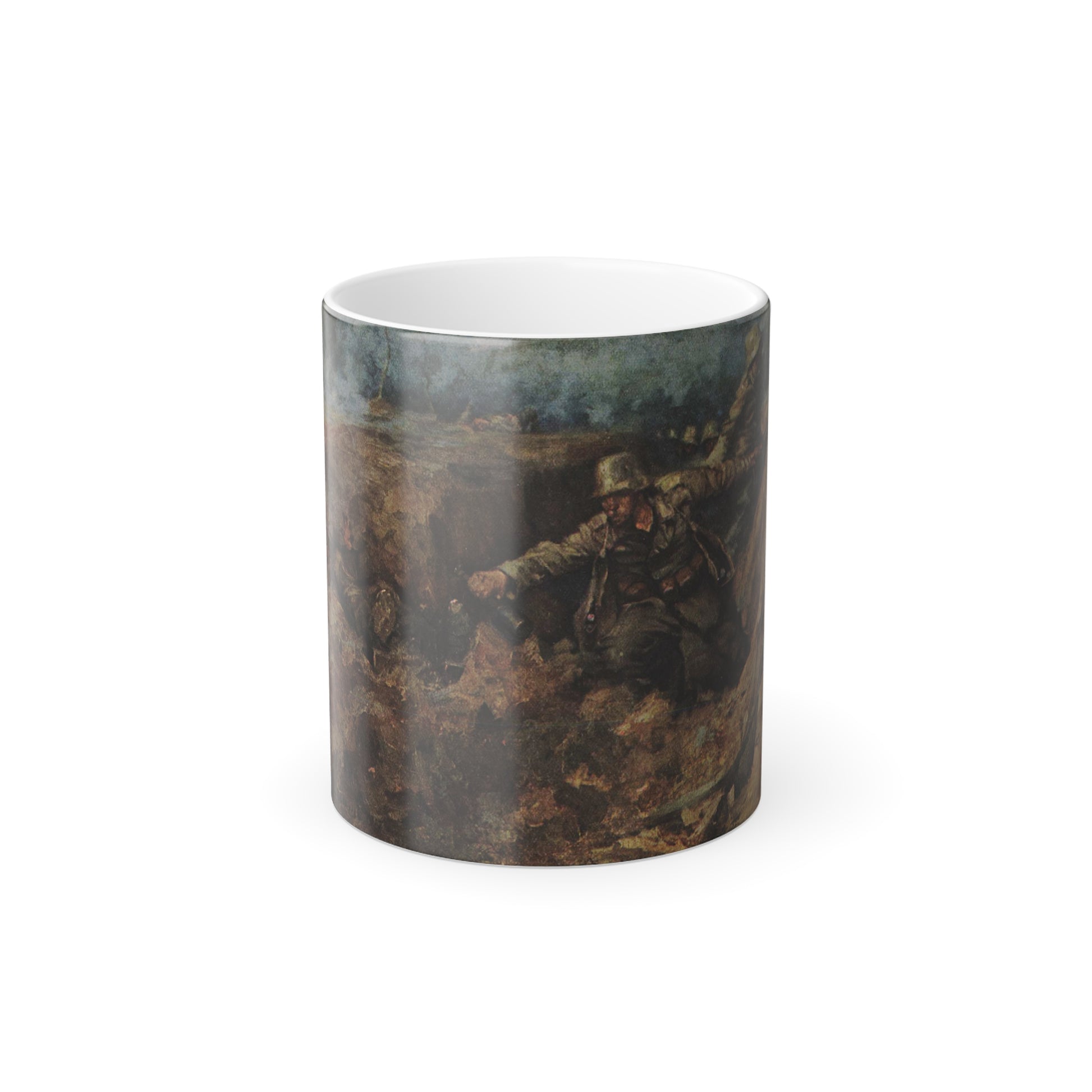Franz Eichhorst (1885-1948) German defensive trench - Color Changing Mug 11oz-11oz-Go Mug Yourself