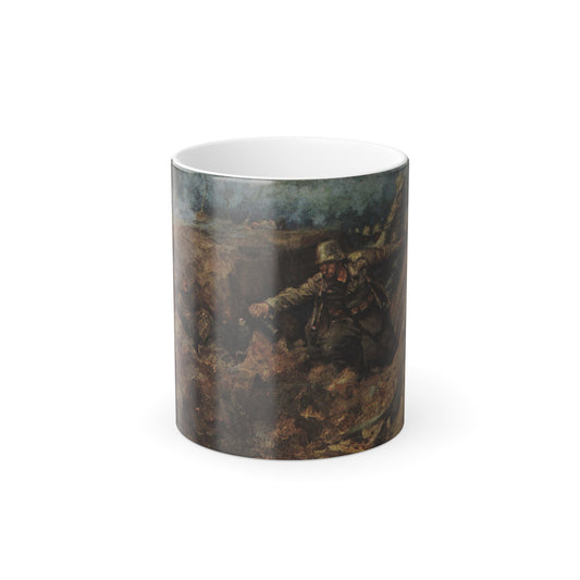 Franz Eichhorst (1885-1948) German defensive trench - Color Changing Mug 11oz-11oz-Go Mug Yourself