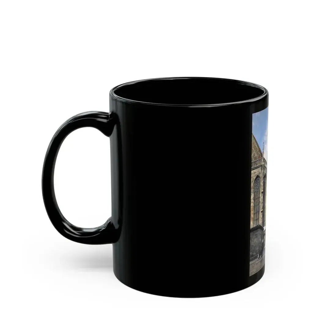 Franz Kopallik (1860-1931) Cathedral Square, Wien - Black Coffee Mug - Go Mug Yourself