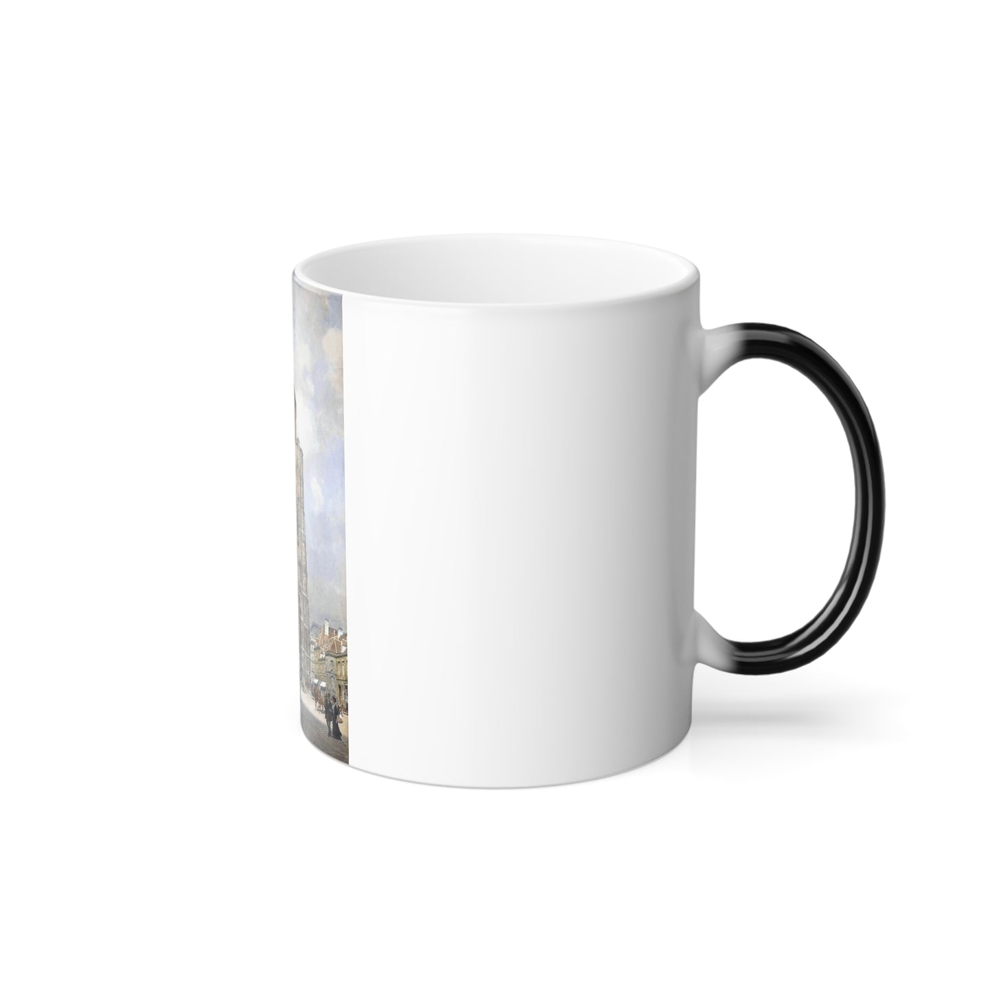 Franz Kopallik (1860-1931) Cathedral Square, Wien - Color Changing Mug 11oz-Go Mug Yourself