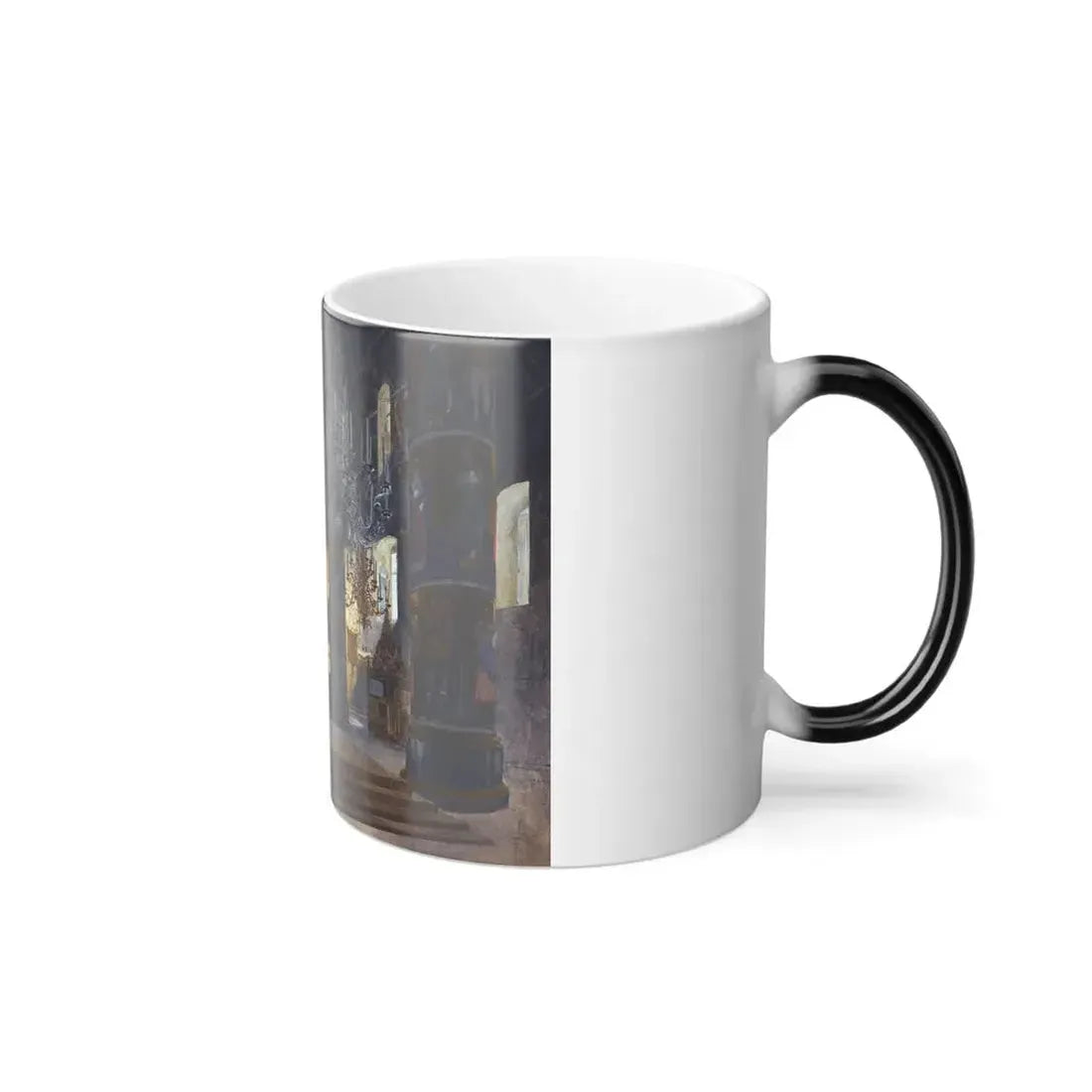 Franz Kopallik (1860-1931) Interior of the Cathedral of the Dormition in the Moscow Kremlin - Gouache, W-0 - Color Changing Mug 11oz - Go Mug Yourself