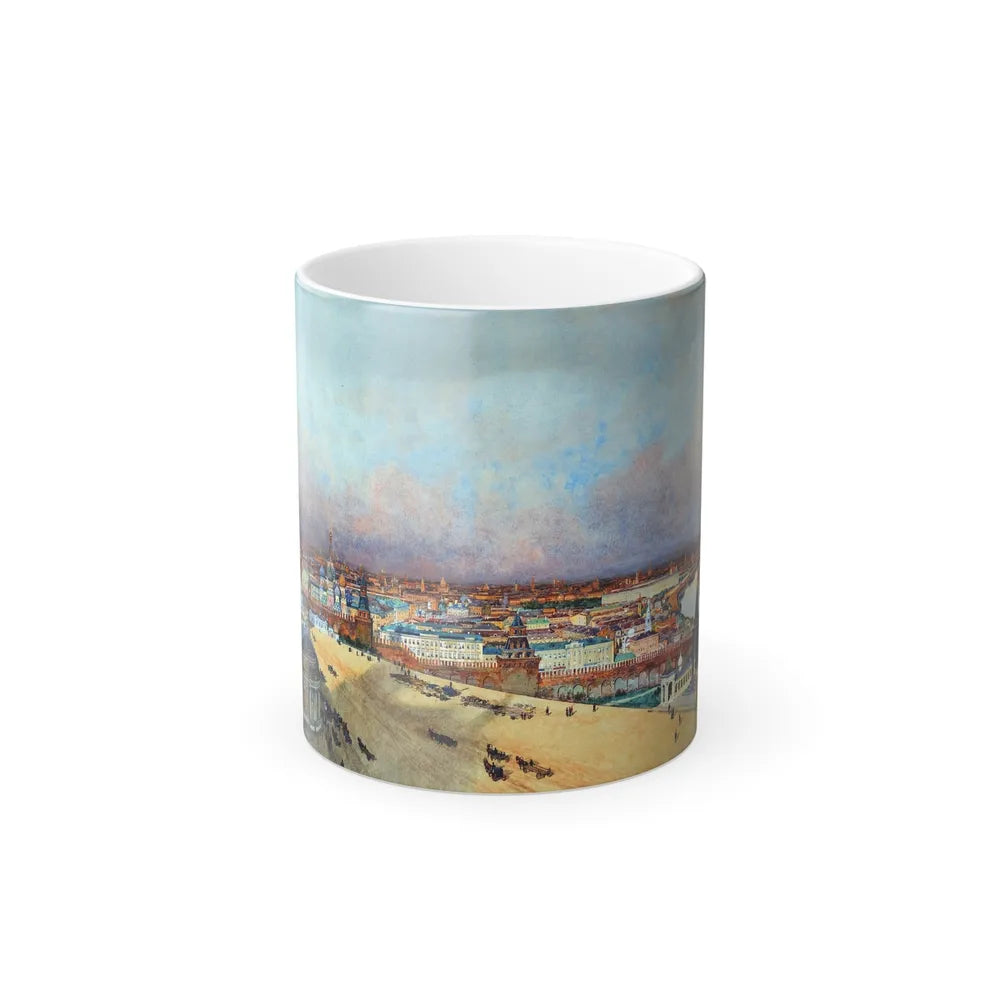 Franz Kopallik (1860-1931) View of Moscow - Gouache, Watercolour and Ink on Paper - Color Changing Mug 11oz-11oz-Go Mug Yourself