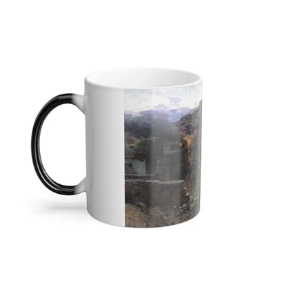 Franz Roubaud (1856-1928) Assault on Gimry (Murid War) - Oil on Canvas 1891 - Color Changing Mug 11oz-Go Mug Yourself