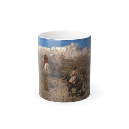Franz Roubaud (1856-1928) Cossacks - Color Changing Mug 11oz 11oz - Go Mug Yourself