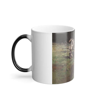 Franz Roubaud (1856-1928) Cossaks Resting - Color Changing Mug 11oz-Go Mug Yourself