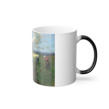 Franz Roubaud (1856-1928) The Hay Cart - Color Changing Mug 11oz-Go Mug Yourself