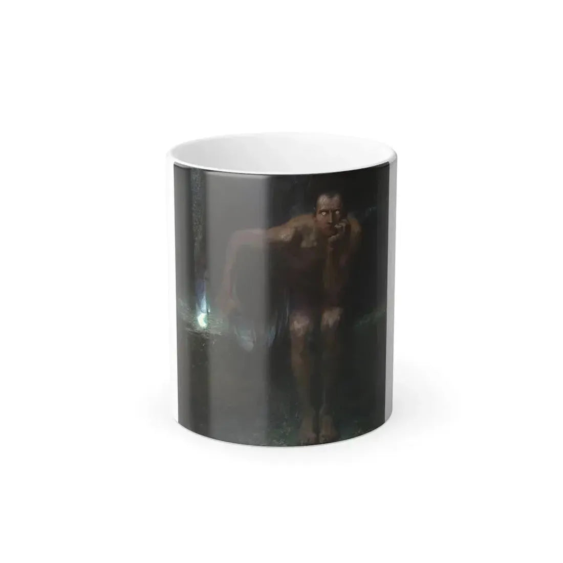 Franz Stuck (1863-1928) Luzifer - 1890 - Color Changing Mug 11oz - Go Mug Yourself