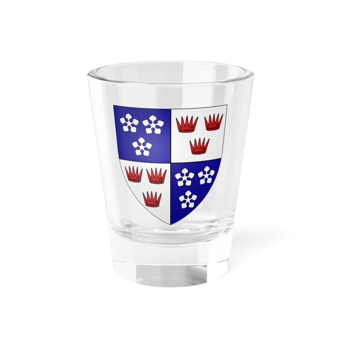 Fraser of lovat arms (Scotland) (Coat of Arms) Shot Glass 1.5oz 1.5oz - Go Mug Yourself
