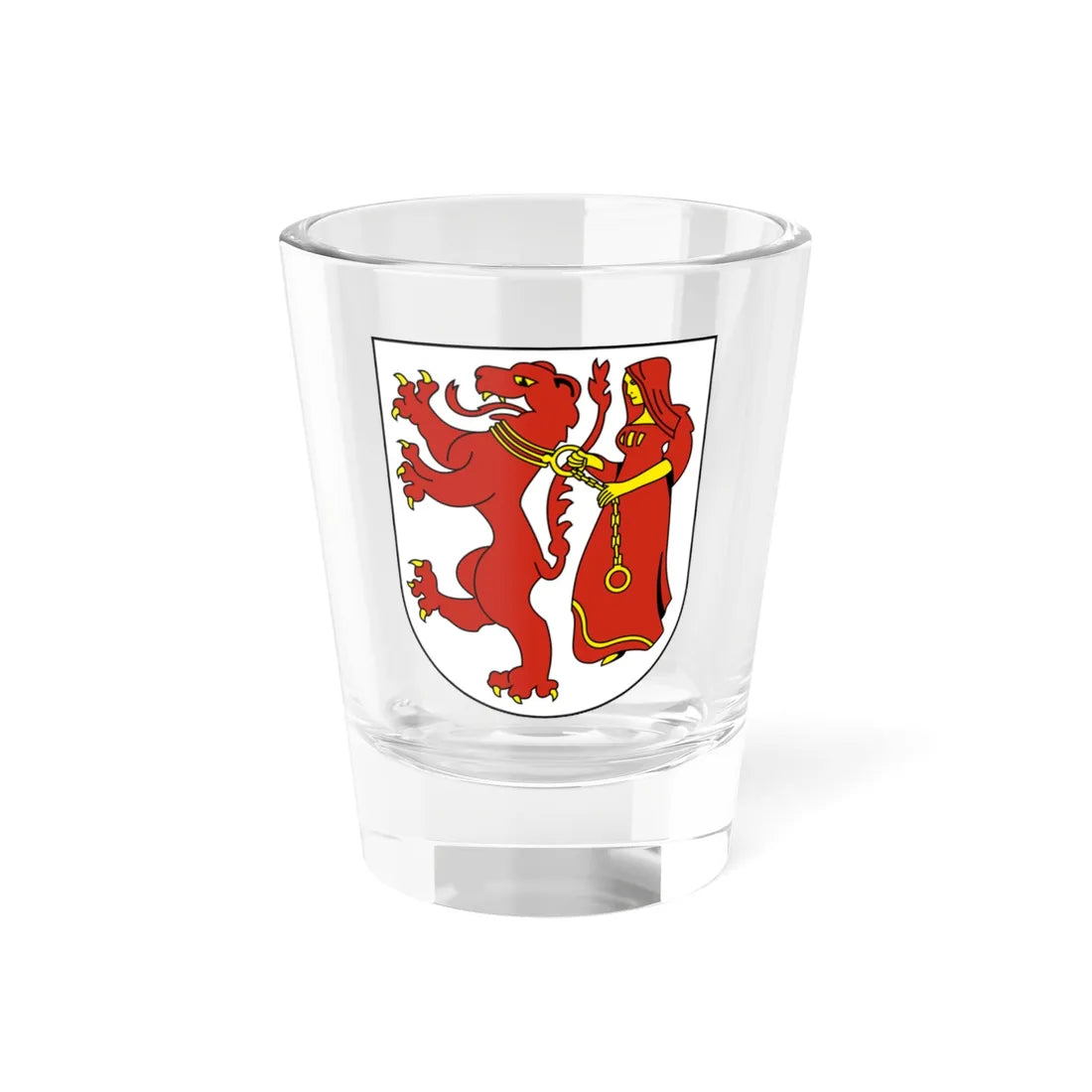 Frauenfeld-blazon (Switzerland) (Coat of Arms) Shot Glass 1.5oz 1.5oz - Go Mug Yourself