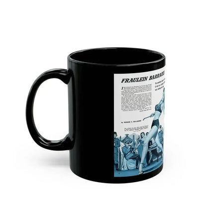 Fraulein Barracks, Stag magazine - Black Coffee Mug - Go Mug Yourself