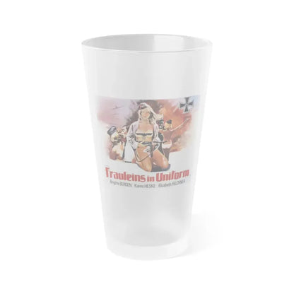 FRAULEINS IN UNIFORM (EINE ARMEE GRETCHEN) Movie Poster - Frosted Pint Glass 16oz 16oz Frosted - Go Mug Yourself