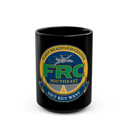 FRC DET Key West Fleet Readiness Center (U.S. Navy) Black Coffee Mug-15oz-Go Mug Yourself