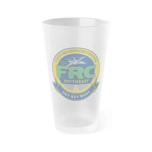 FRC DET Key West Fleet Readiness Center (U.S. Navy) Frosted Pint Glass 16oz-Go Mug Yourself