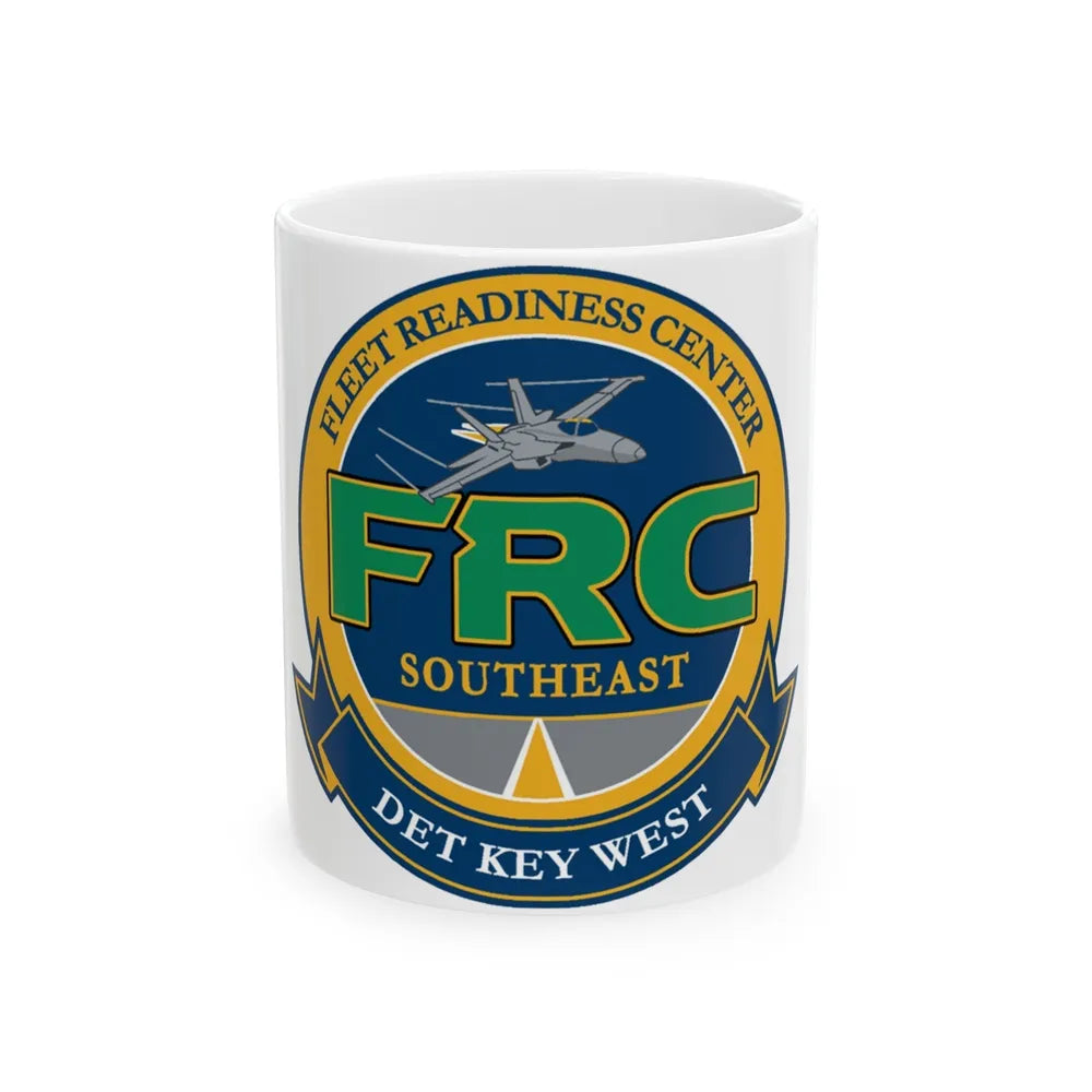 FRC DET Key West Fleet Readiness Center (U.S. Navy) White Coffee Mug-11oz-Go Mug Yourself