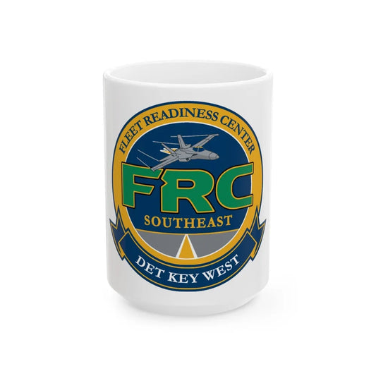 FRC DET Key West Fleet Readiness Center (U.S. Navy) White Coffee Mug-15oz-Go Mug Yourself