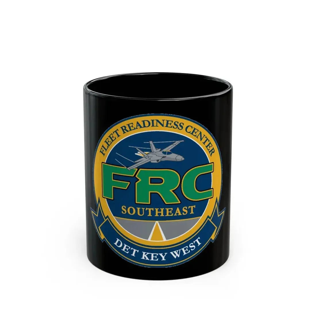 FRC DET Key West Fleet Readiness Center (U.S. Navy) Black Coffee Mug 11oz - Go Mug Yourself