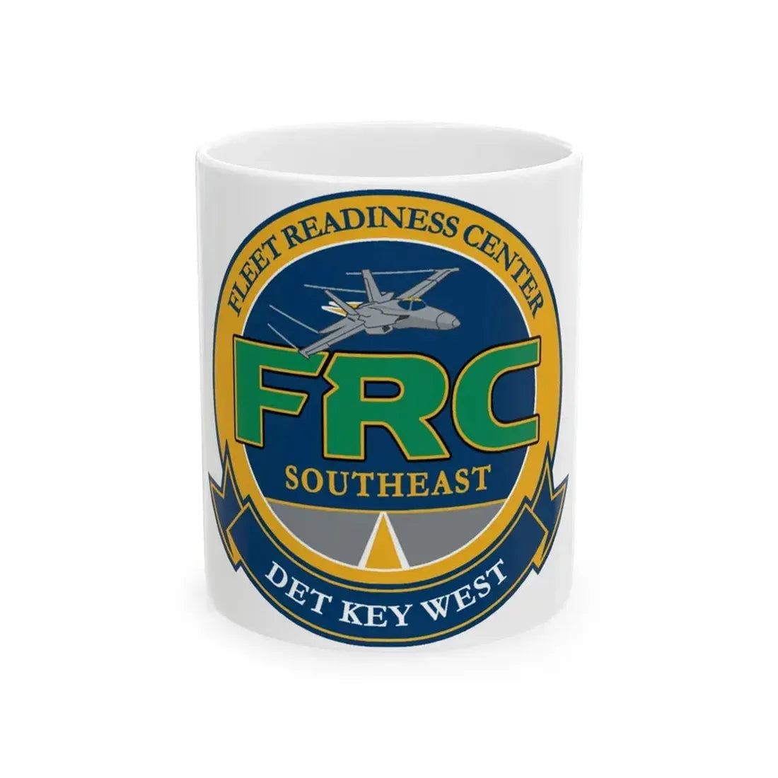 FRC DET Key West Fleet Readiness Center (U.S. Navy) White Coffee Mug 11oz - Go Mug Yourself