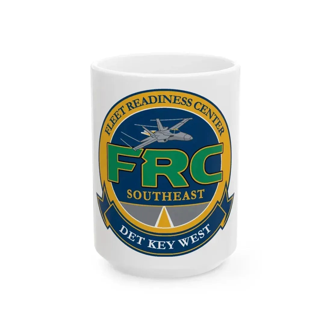 FRC DET Key West Fleet Readiness Center (U.S. Navy) White Coffee Mug 15oz - Go Mug Yourself