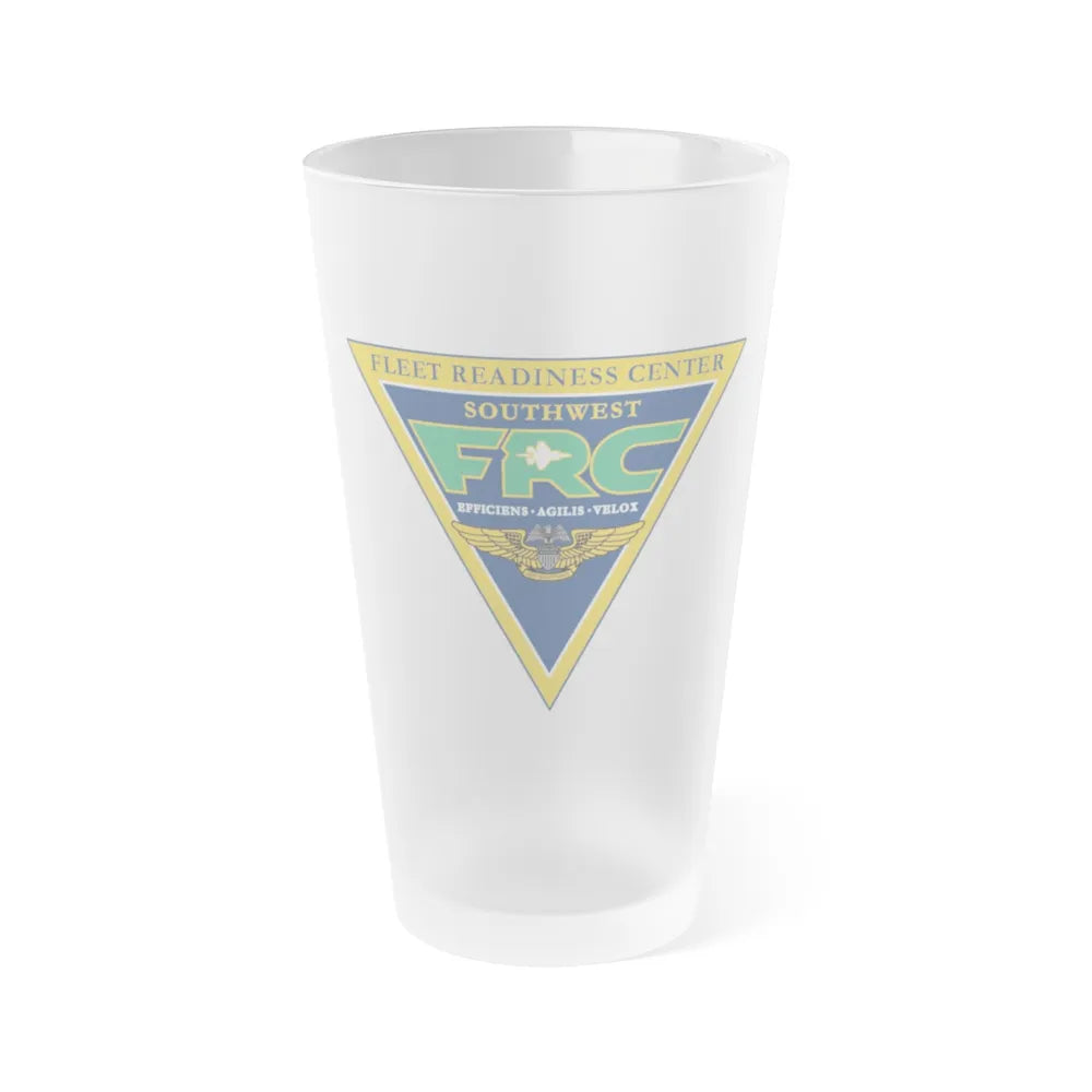 FRC Southwest Fleet Readiness Center (U.S. Navy) Frosted Pint Glass 16oz-Go Mug Yourself