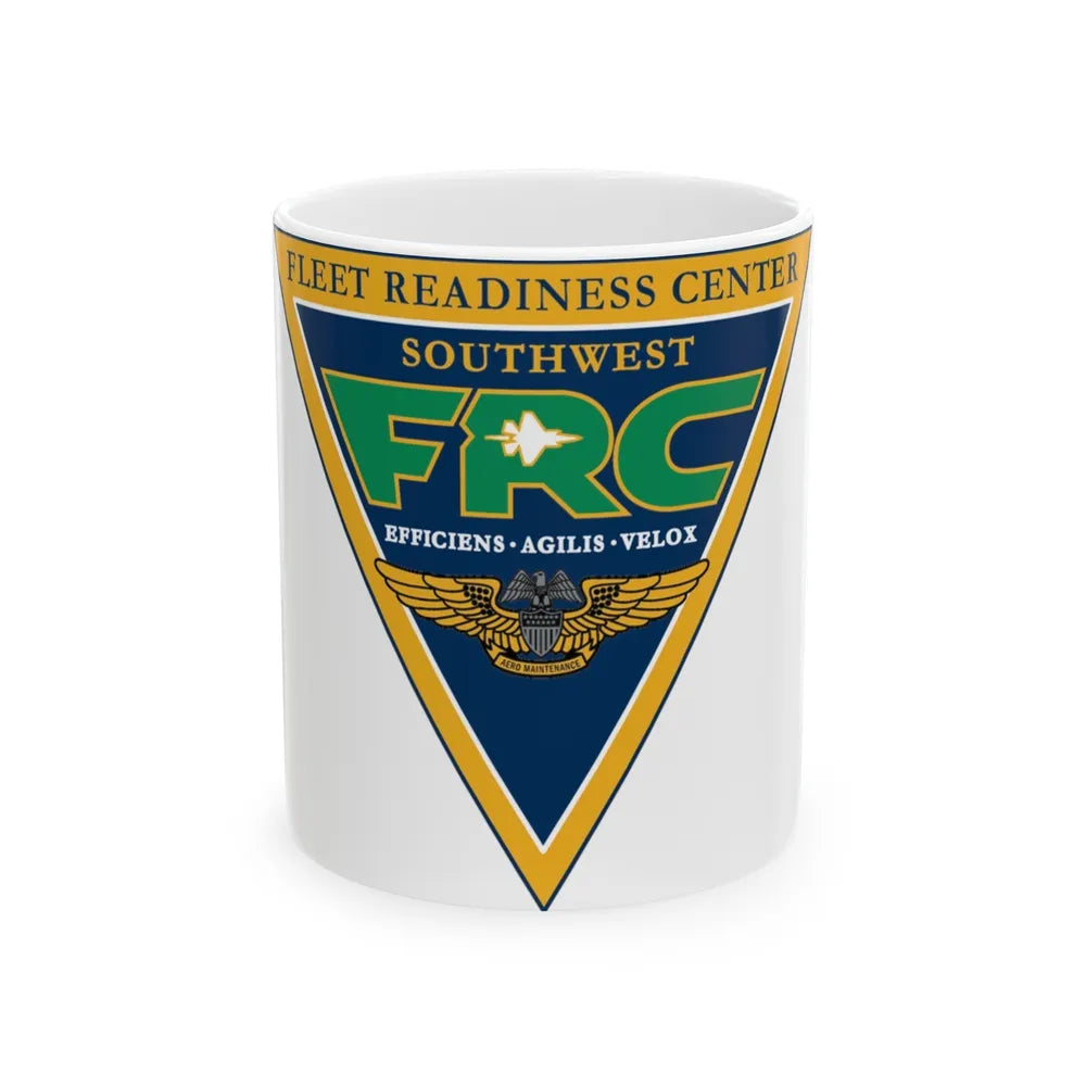 FRC Southwest Fleet Readiness Center (U.S. Navy) White Coffee Mug-11oz-Go Mug Yourself